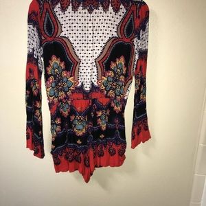 Multi colored Bohemian romper